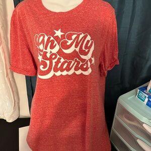 Red Graphic Short Sleeve Tee